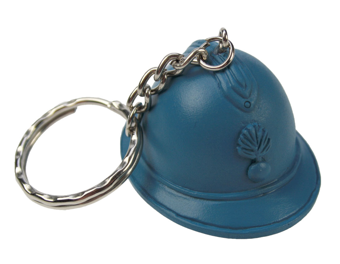 porte-clé casque soldat piou piou de la première guerre mondiale, un cadeau souvenir idéal pour votre boutique de musée